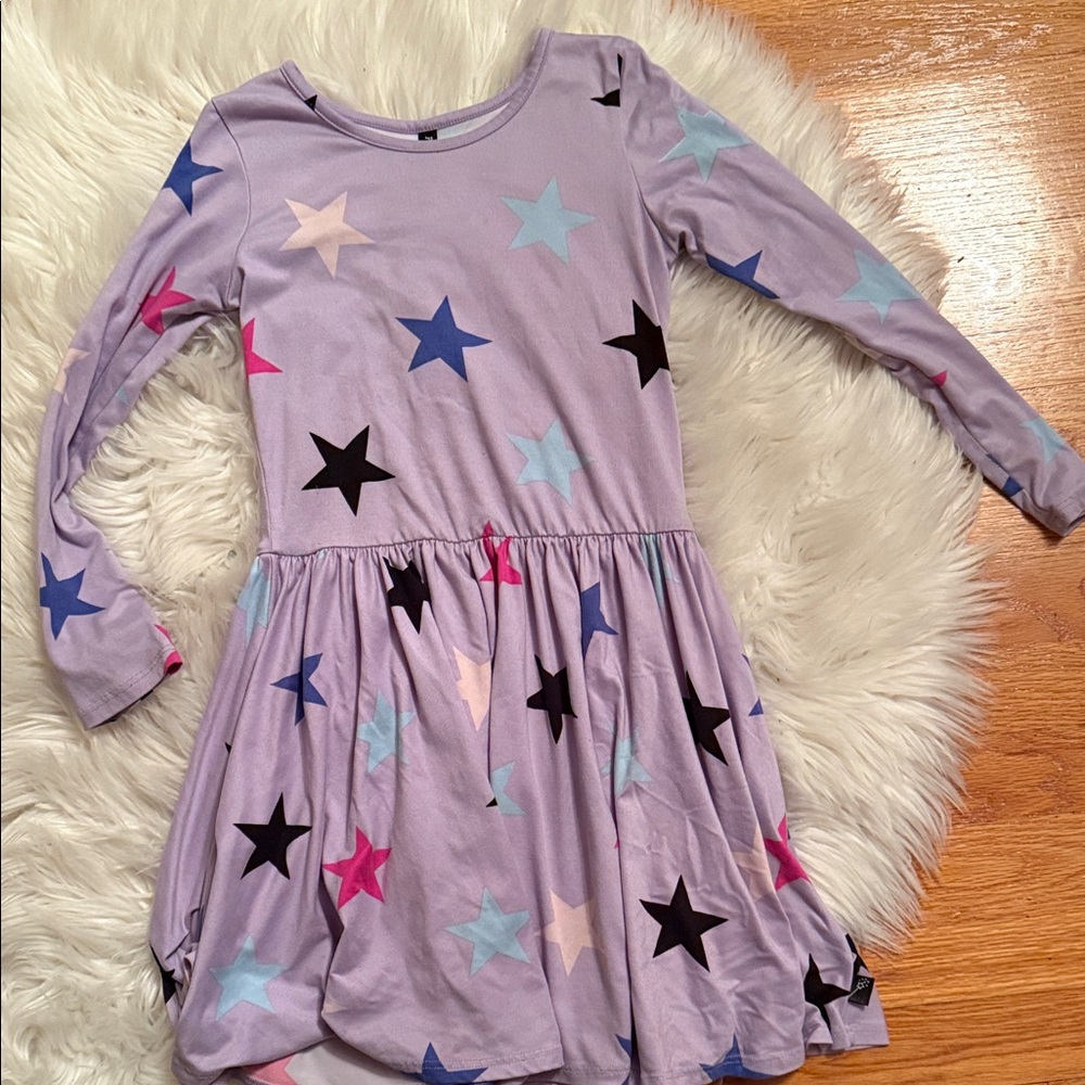 Pixie Lane Starry Kids Dress in Purple size 8
